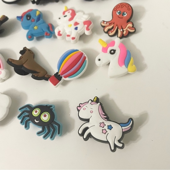 Croc Charms Lot of 15 Unicorn Bear Octopus Charms - Picture 6 of 14